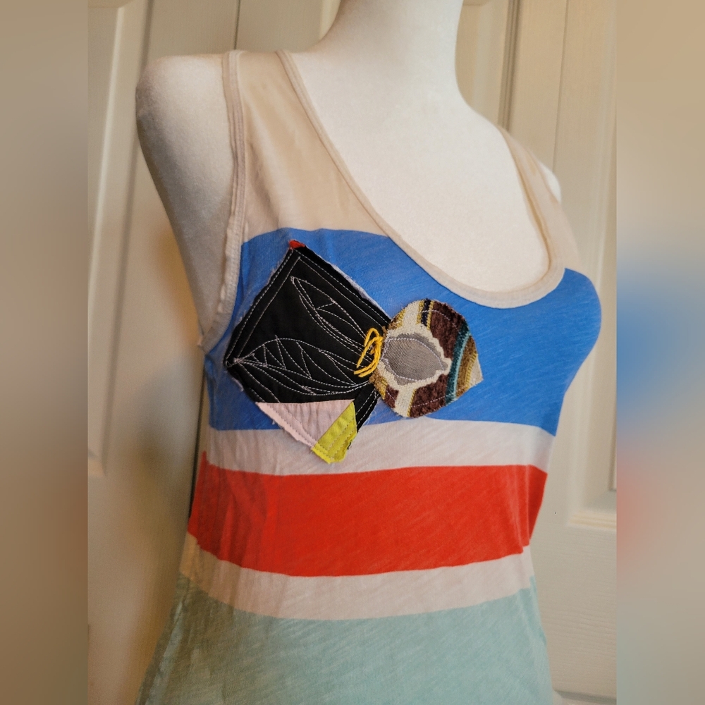 UPCYCLED J Crew Striped Tank Top